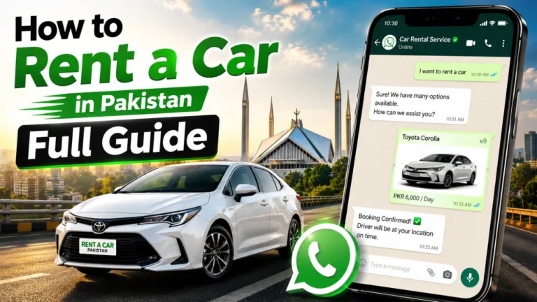 How to rent a car in pakistan full guide
